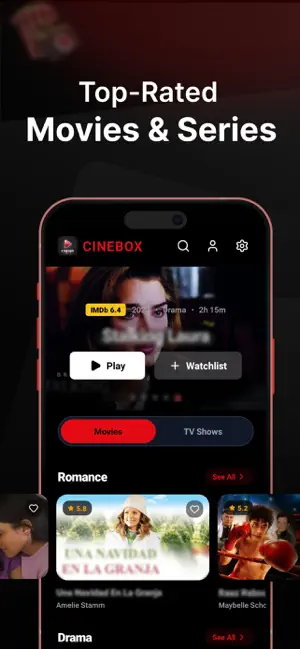 CineBox- Find Movies, TV Shows screenshot 1