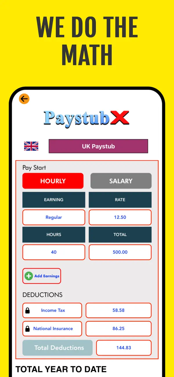 Screenshot #3 pour UK Paystub: Paycheck maker AI