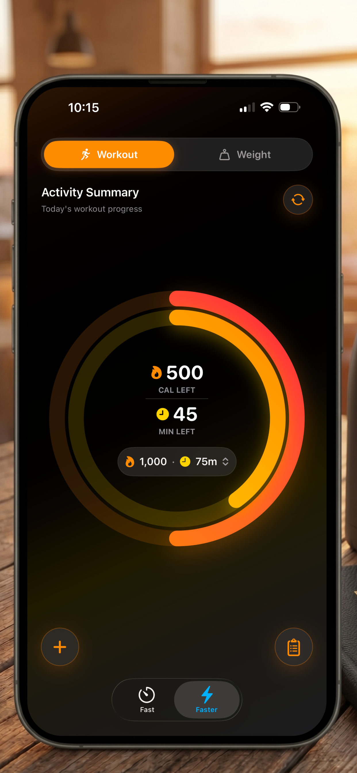 Track Intermittent Fasting: FF