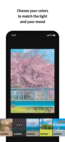 Captura de pantalla de Bluefie - Shota’s Anime Camera en iPhone 3