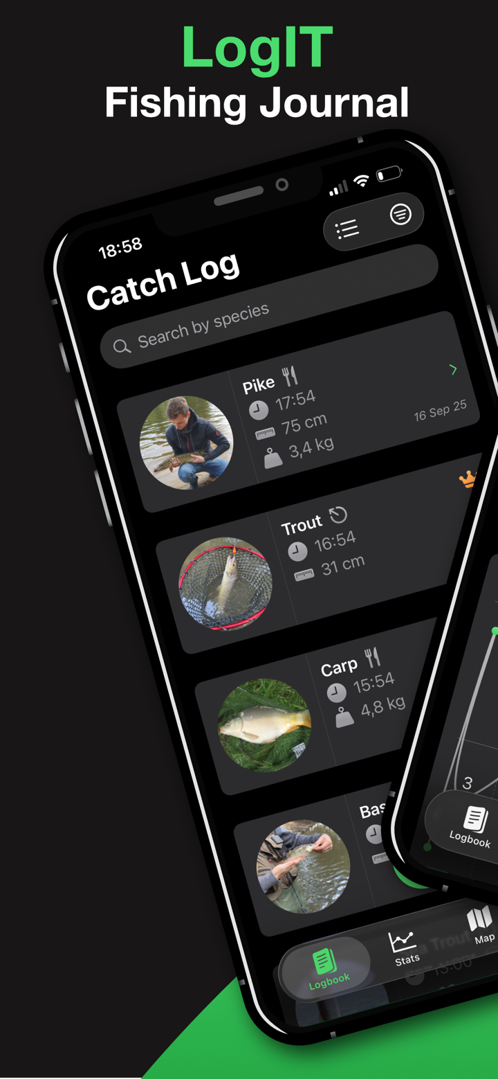 Fishing Log & Journal - LogIT screenshot 1
