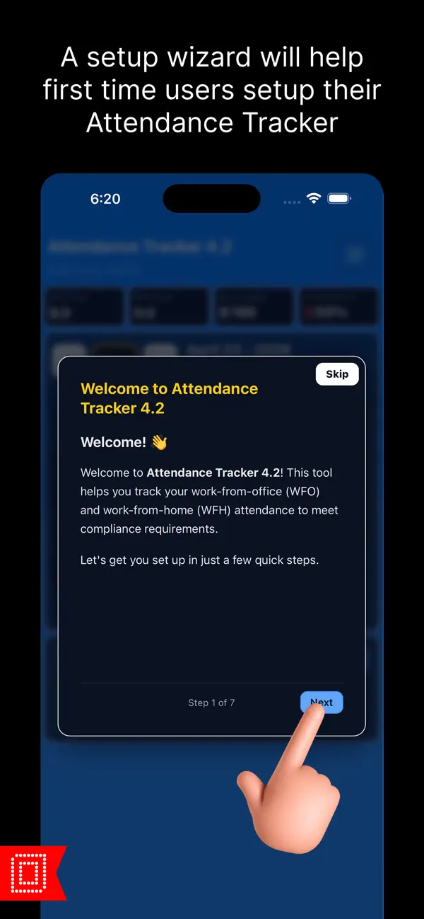 Screenshot #1 pour Attendance Tracker (AT)