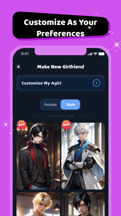 Agirl: Character AI & Roleplay Screenshot
