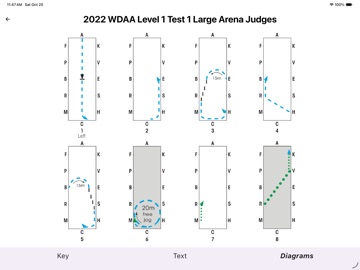 2022 WDAA Judges Diagrams iPad screenshot