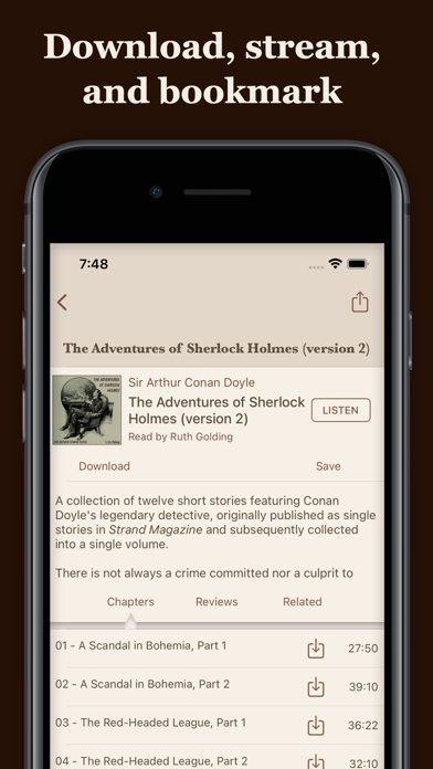 LibriVox Audiobooks – Ad-Free Screenshot