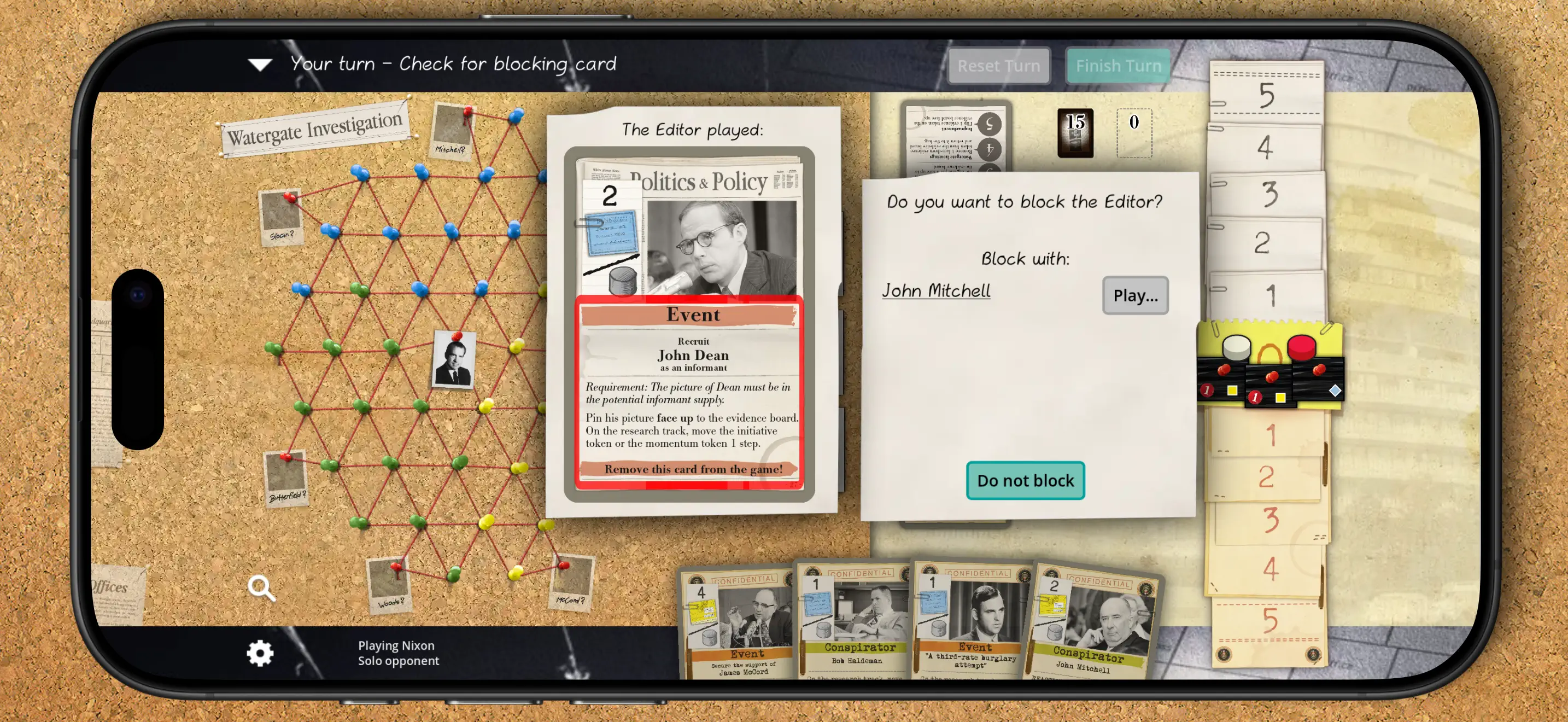 #7. Watergate: The Board Game (iOS) Göre: Eerko Vissering