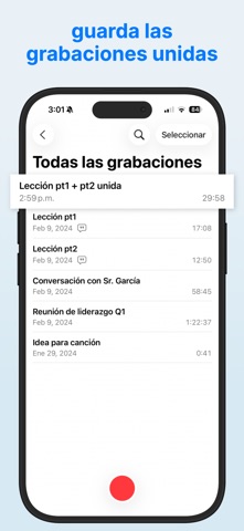 Unir Notas de Voz screenshot 4