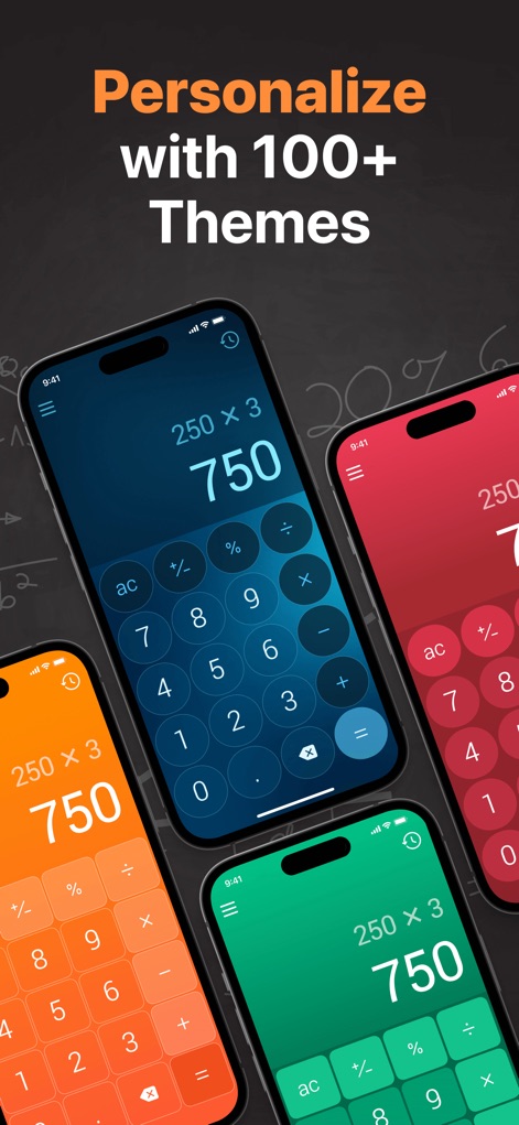 Calculator₊ - Personalized Themes Galore