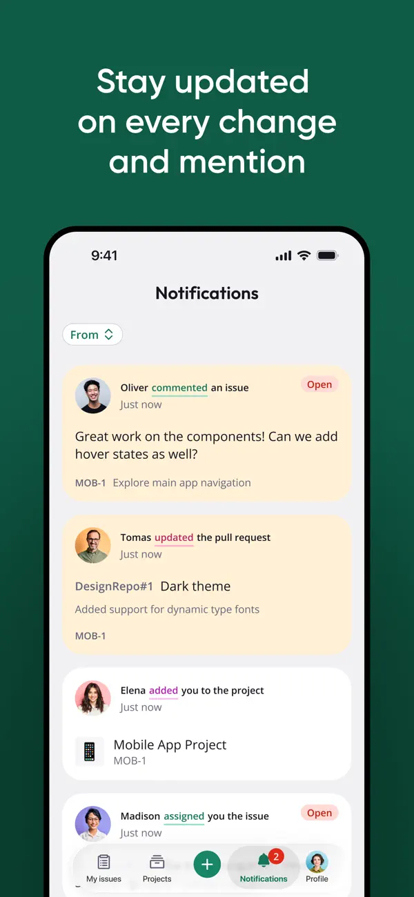 Screenshot #2 pour Backlog: Project Management