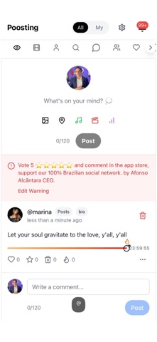 Poosting Social Network Screenshot 1 of 10