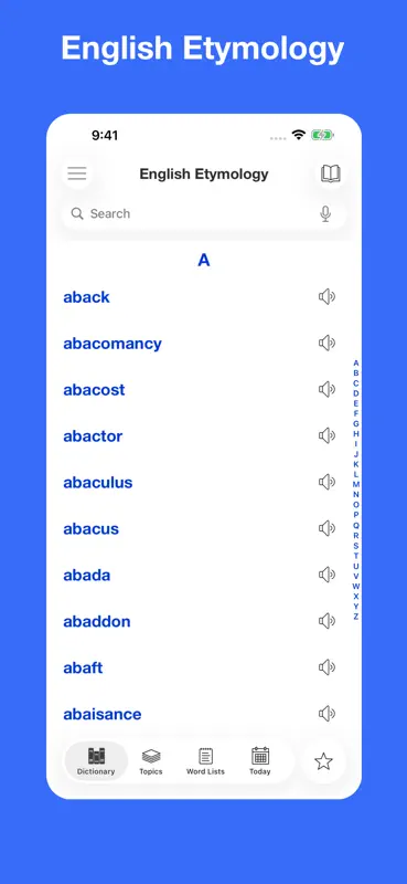 English etymology and origins screenshot 1 of 8