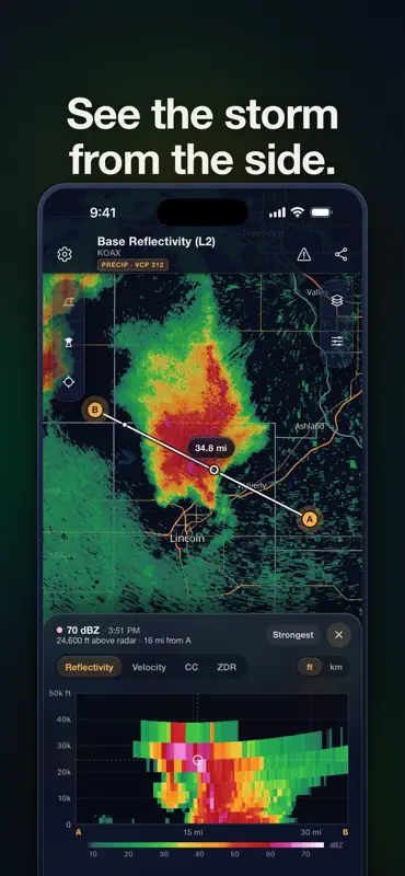 MesoRadar: Storm & Snow Radar screenshot 2 of 10