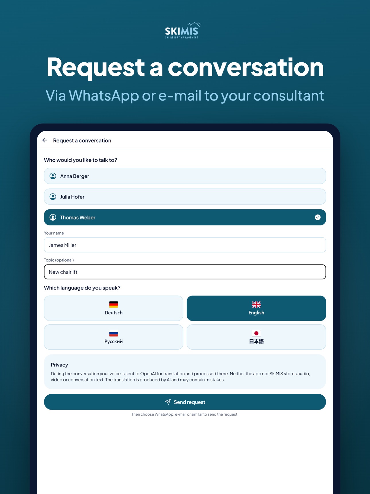 Screenshot 10 of SkiMIS AI Interpreter