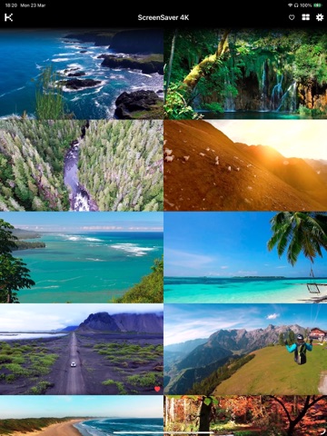 Background Videos 4K iPad screenshot