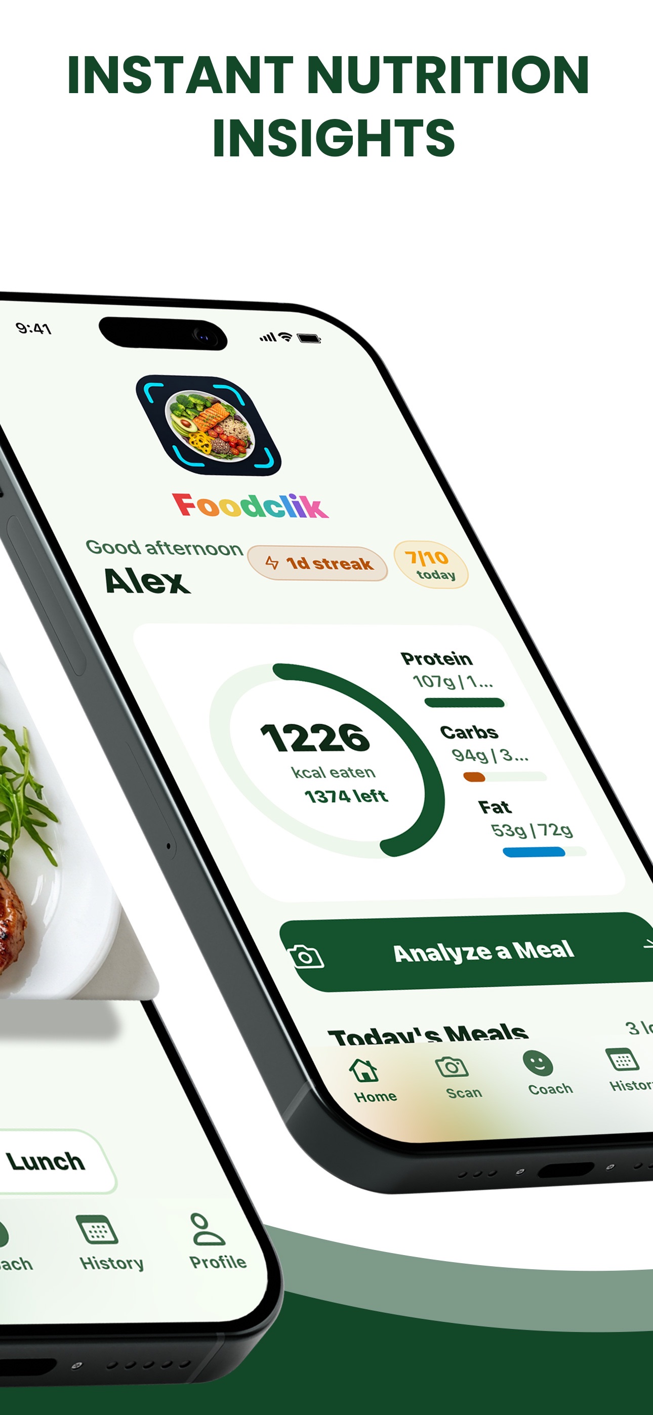 Screenshot 2 of FoodClik: Scan & Track Macros