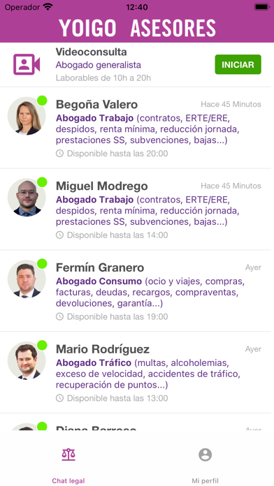 Yoigo Asesores Screenshot