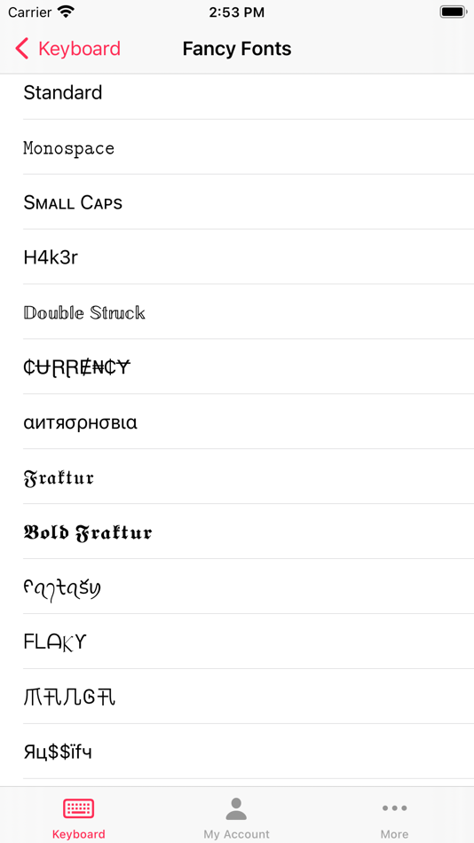 #5. Cool Fonts+ (iOS) 由: Hoang Nguyen