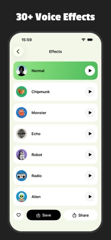 Voice Recorder & Changer App Screenshot 4 of 6