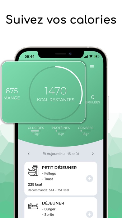 Screenshot #3 pour Compteur calories par jour