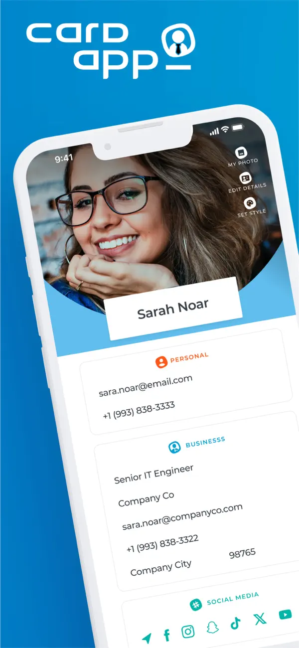 Screenshot #1 pour Card App