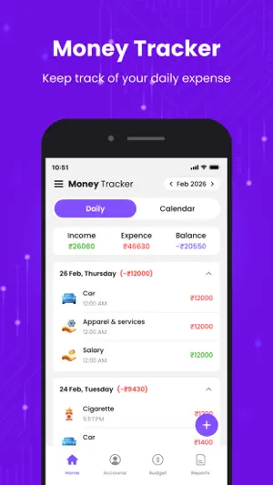 Money Tracker & Budget Planner screenshot 1