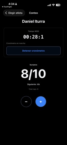 WodResult Judge iPhone screenshot