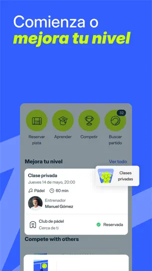 Captura de pantalla de Playtomic - Jugar A Padel en iPhone 4