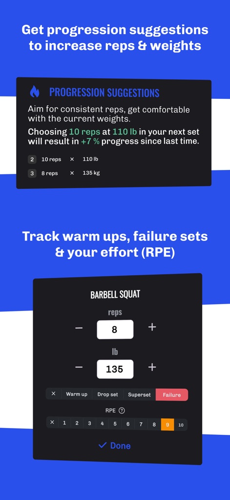 Gym Log Workout Tracker LEGEND - Health & Fitness App | MWM