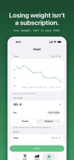 Tallix: Calories and Macros screenshot 3