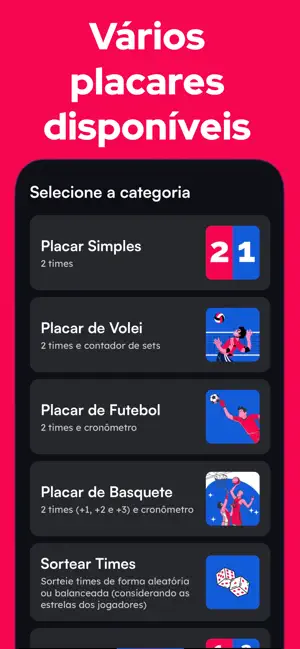 PlacarApp screenshot 1