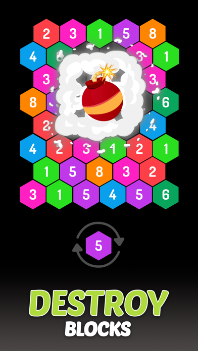 Merge Hexa™ Number Puzzle Game screenshot