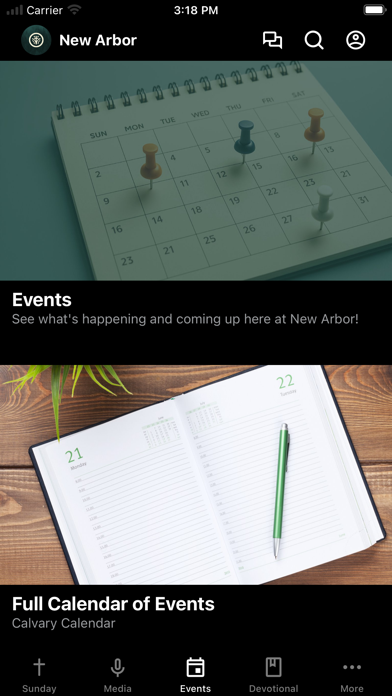 New Arbor Bible Church Screenshot