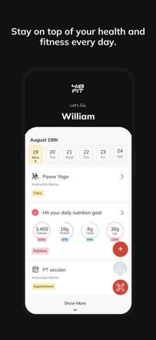 Foureightfit screenshot