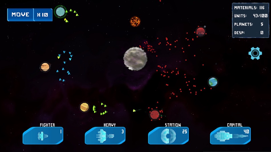 #1. Space Pixel Swarm - RTS (iOS) 来自: David Smith