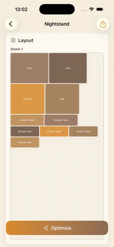 CutList Pro: Sheet Optimizer screenshot 5 of 7