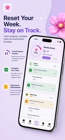 Sunday Reset - Earn Progress screenshot