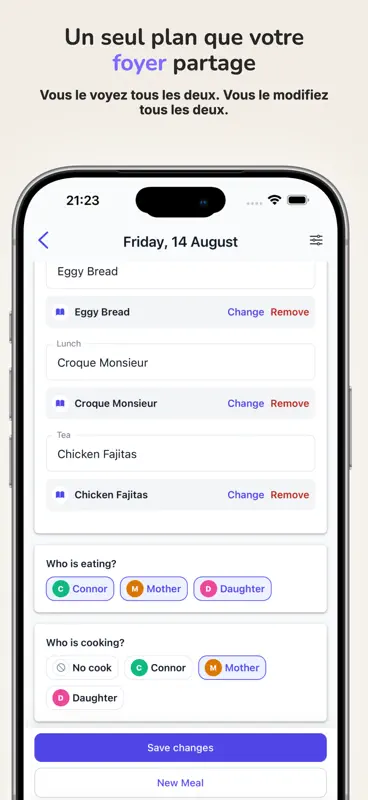 Lilara - Planificateur repas screenshot 2 of 8