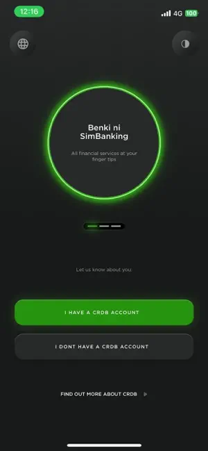 CRDB BANK SIMBANKING BURUNDI screenshot 1