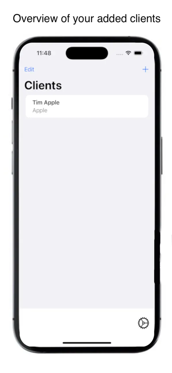 #2. Client Work Manager (iOS) Ved: Carl Emil Olle Skoglund