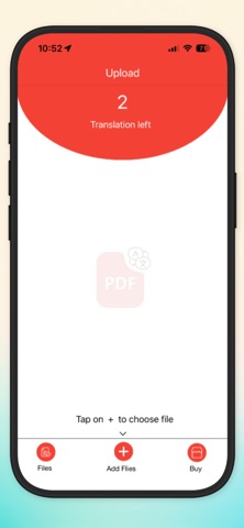 PDF-AI Document Translator screenshot