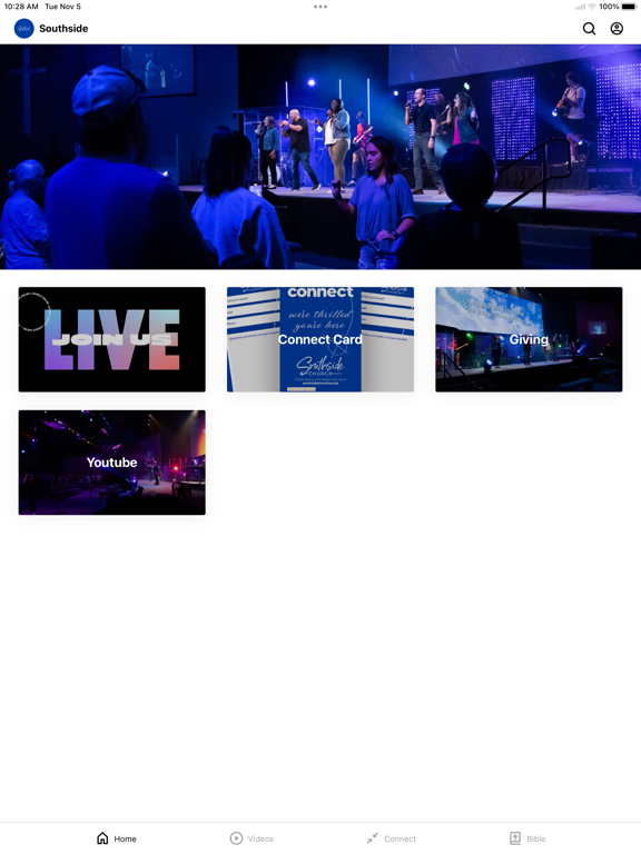 Southside Church iPad screenshot 1 - Education app