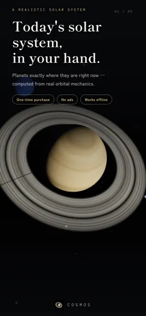 COSMOS - 3D Solar System screenshot 1