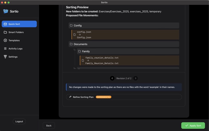 Sortio Screenshot