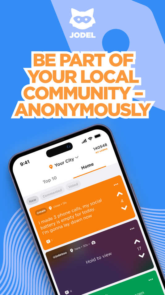 #1. Jodel: Hyperlocal Community (iOS) 由: The Jodel Venture GmbH