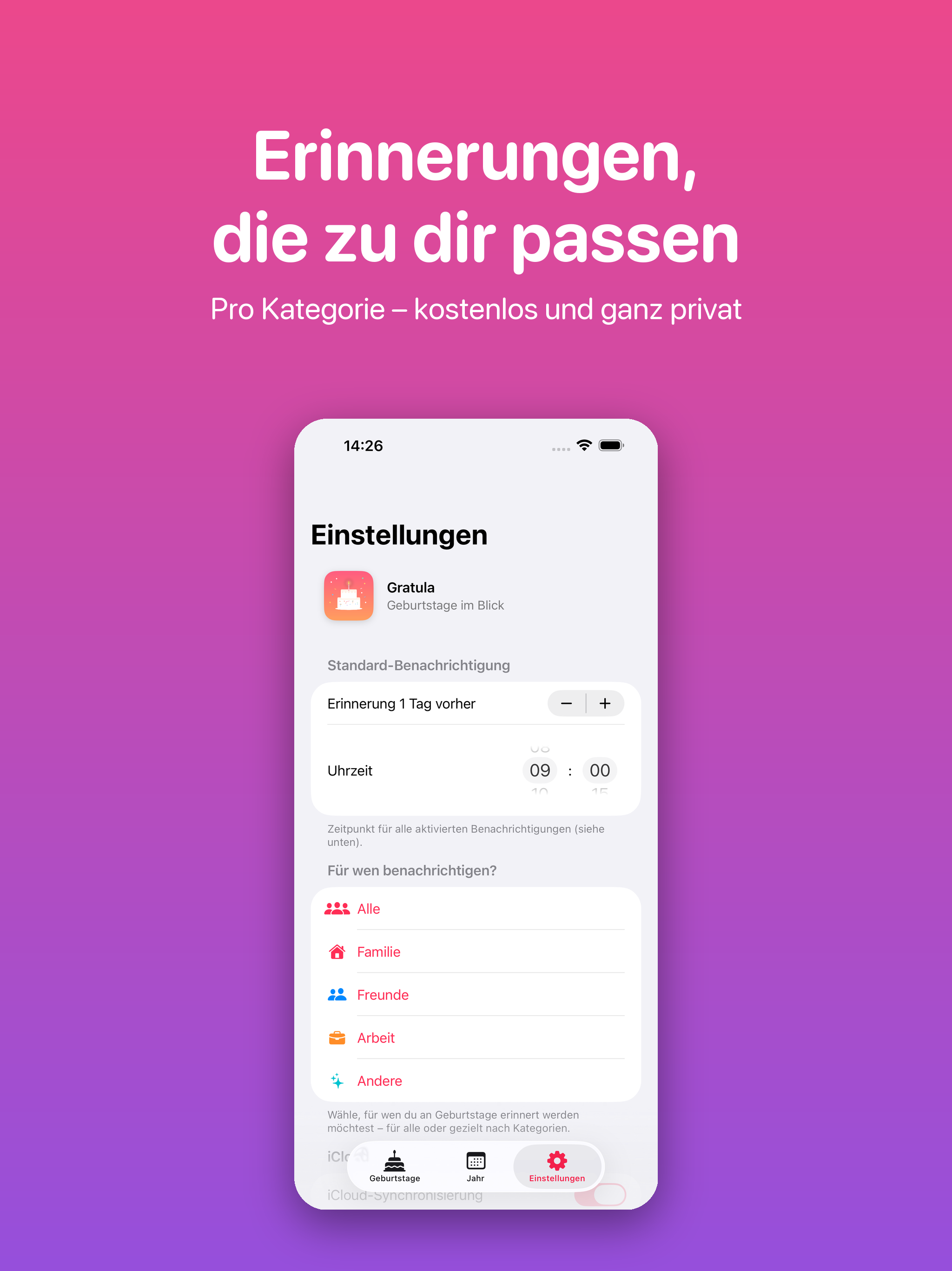 Gratula – Geburtstage screenshot 10