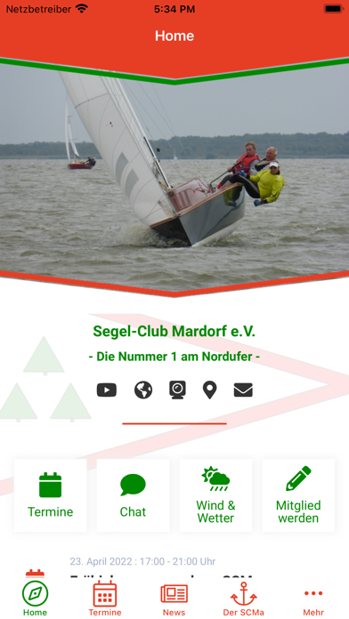 Segel-Club Mardorf e.V. Screenshot