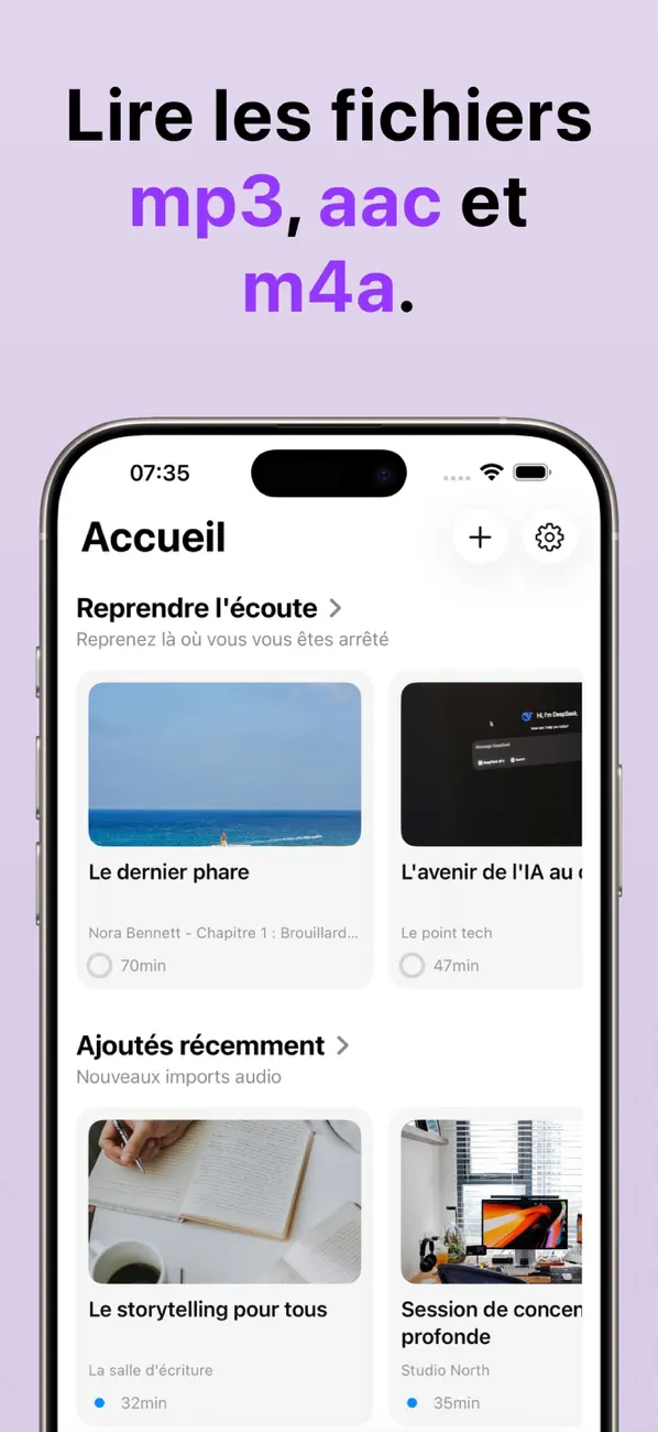 Screenshot #1 pour Aucast - livres audio mp3