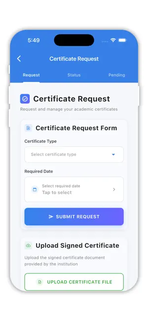 Impres - Student & Staff login screenshot 2