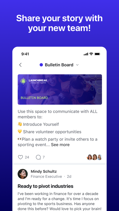 LaunchBreak iPhone screenshot 3 - Social Networking app