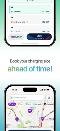 Zes - Araç Şarj İstasyon Ağı iPhone Ekran Görüntüsü 5